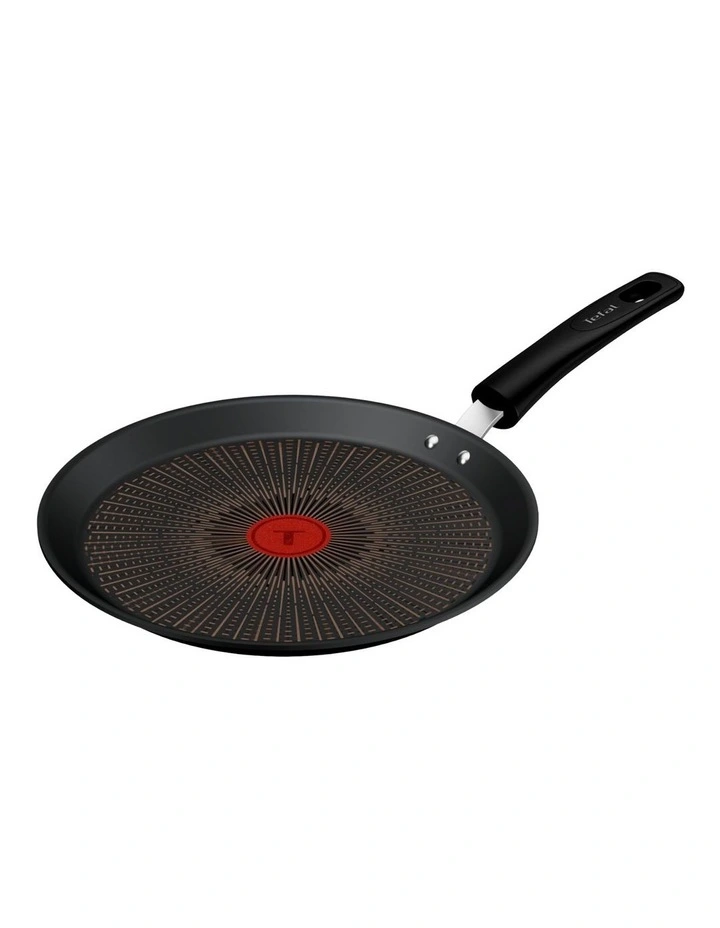 Excellence Induction Non-Stick Pancake Pan 25cm in Black image 1