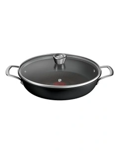 Excellence Induction Non-Stick All-In-One Pan With Lid 28cm in Black