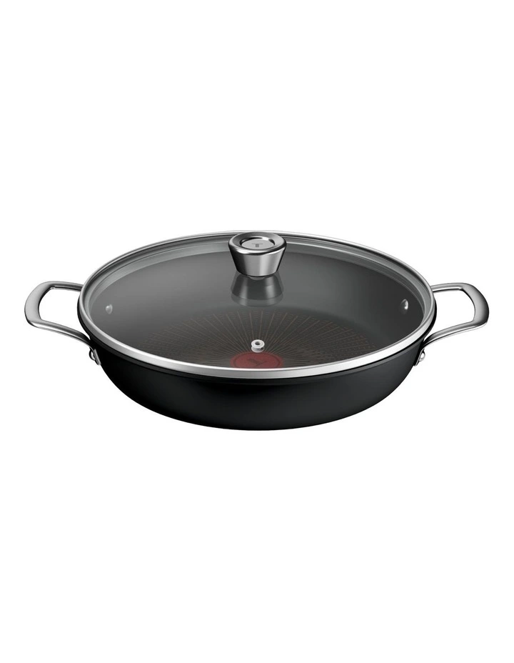 Excellence Induction Non-Stick All-In-One Pan With Lid 28cm in Black image 1