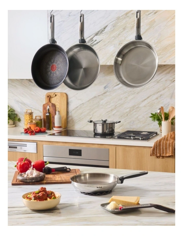 Emotion Induction Uncoated Frypan Twin Pack 24/28cm in Silver image 6