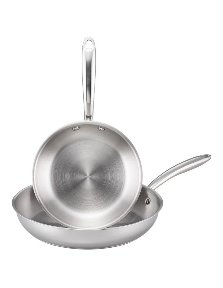 Raco Steel Essentials Stainless Steel Induction Open Frypack Twin Pack 20/28cm image 1