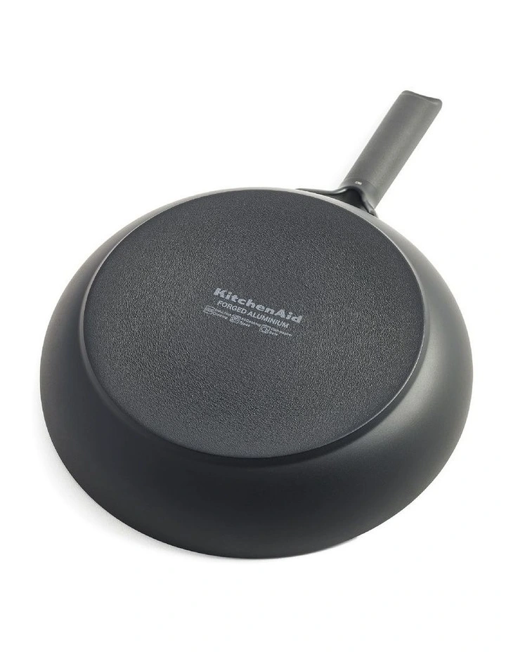 Classic Forged Aluminium Open 28cm Frypan in Black image 5