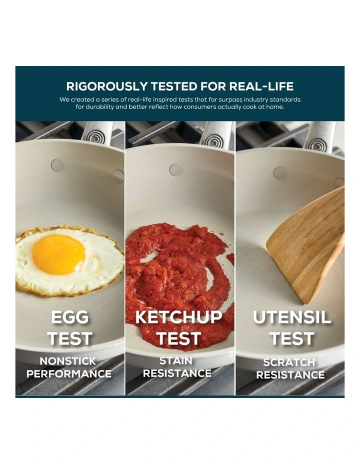 Halo with LaserDefense covered Saute 30cm/4.7L in pearl white image 4