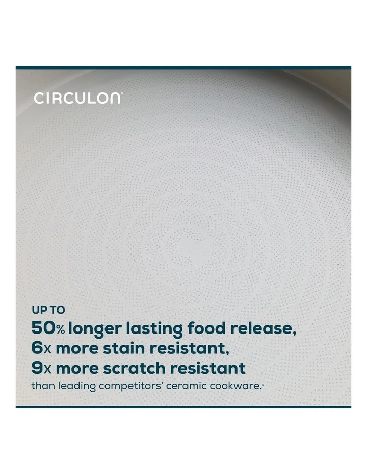 Halo with LaserDefense covered Saute 30cm/4.7L in pearl white image 5