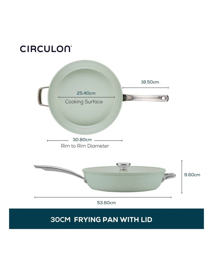 Halo With Laserdefense Covered Skillet 30cm in Sage Green image 6