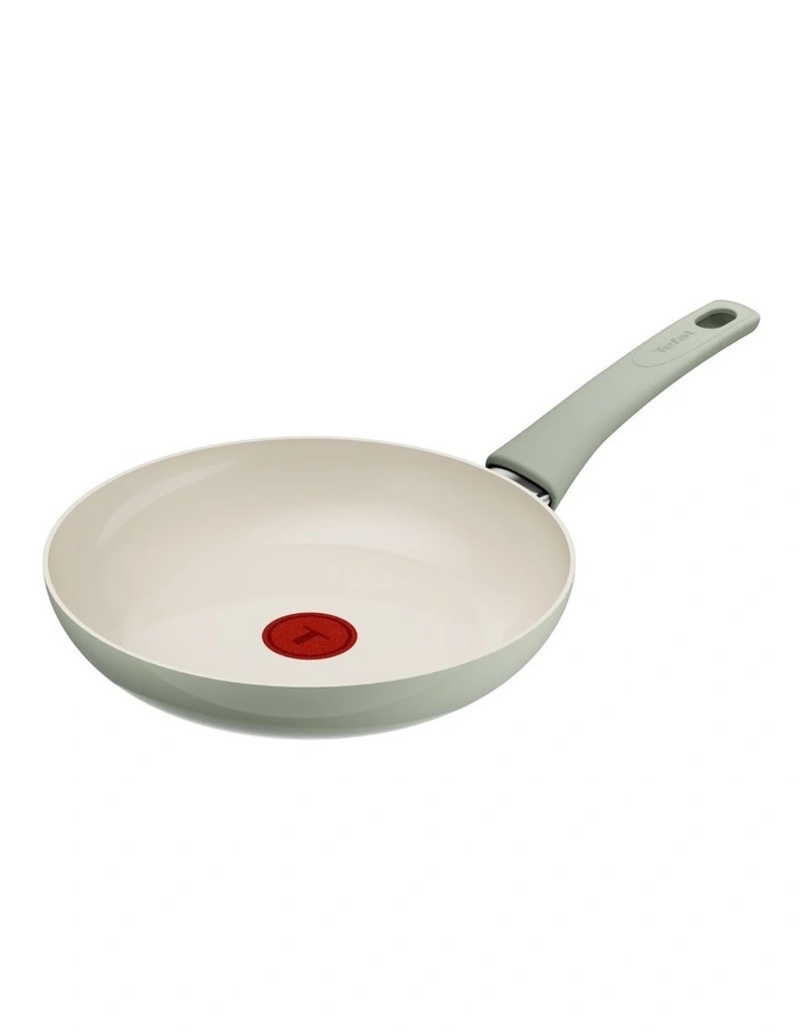 Recycle Ceramic Induction Non-Stick Frypan 24cm in Green Lichen image 1