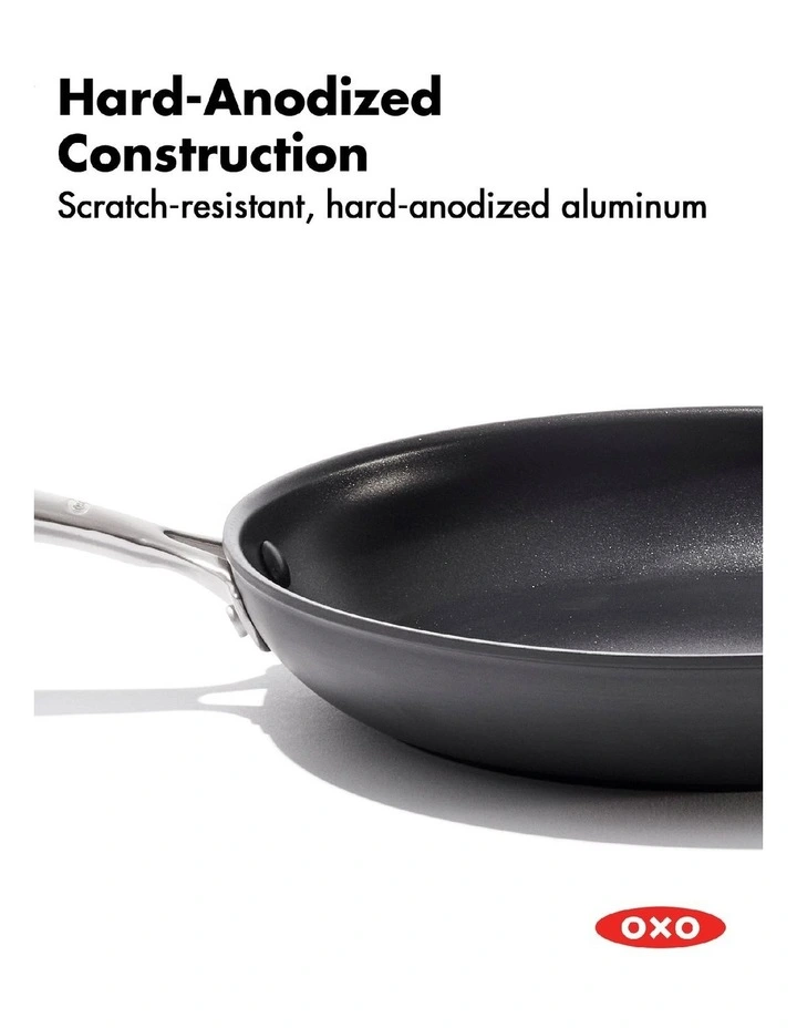 Good Grips Pro Hard Anodized 26cm Frypan in Black image 5