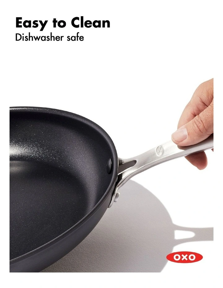 Good Grips Pro Hard Anodized 26cm Frypan in Black image 6