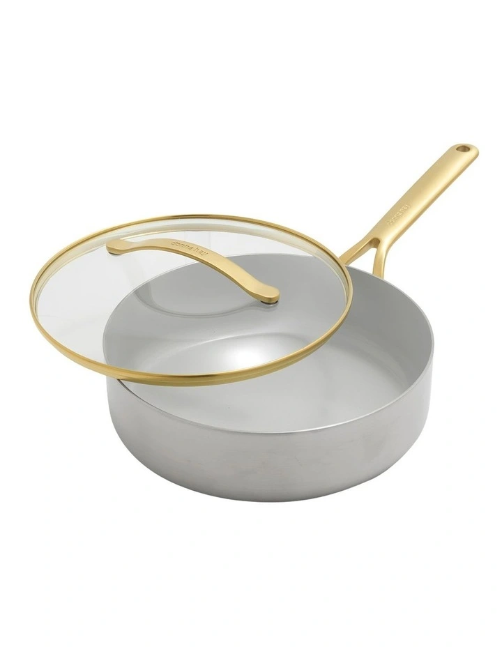 Donna Hay by GreenPan 3-Ply Stainless Steel Saut Pan with Lid, 26cm/3.9L image 1