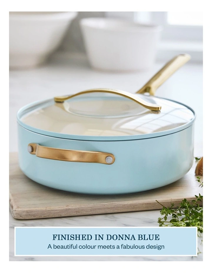Donna Hay by GreenPan Ceramic Non-Stick Donna Pan with Matching Lid, 30cm image 5