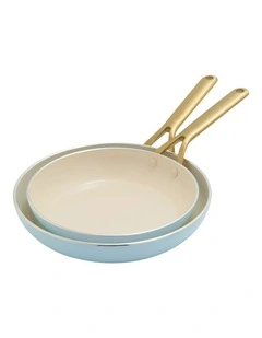 Donna Hay by GreenPan Ceramic Non-Stick 2-Piece Frypan Set, 24cm and 28cm