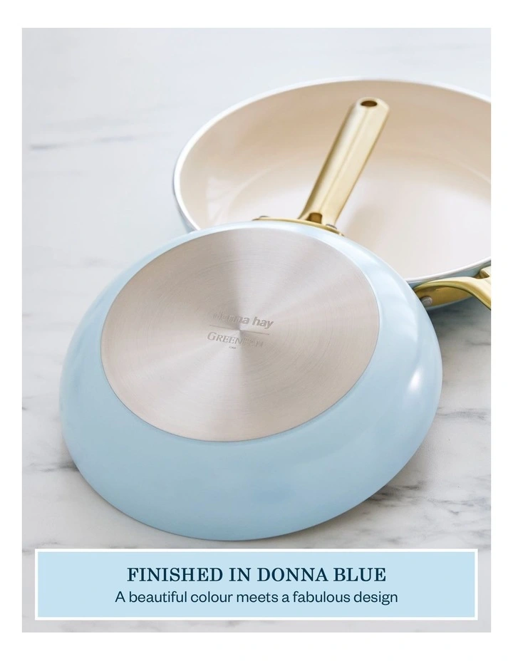 Donna Hay by GreenPan Ceramic Non-Stick 2-Piece Frypan Set, 24cm and 28cm image 6