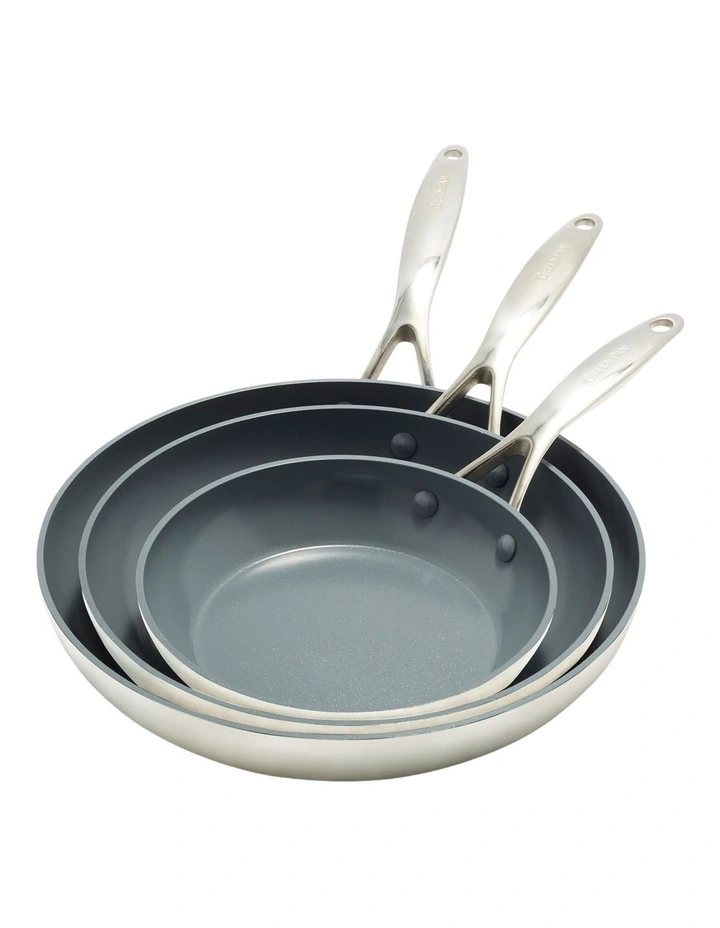 Valencia Pro 3pc Frypan Set Cream image 2