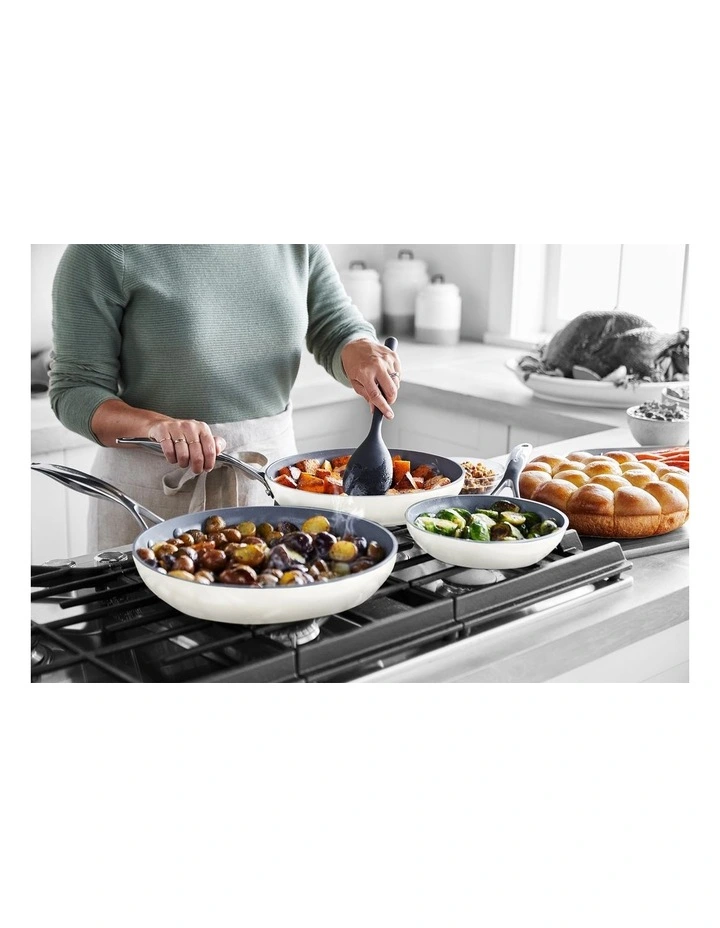 Valencia Pro 3pc Frypan Set Cream image 6