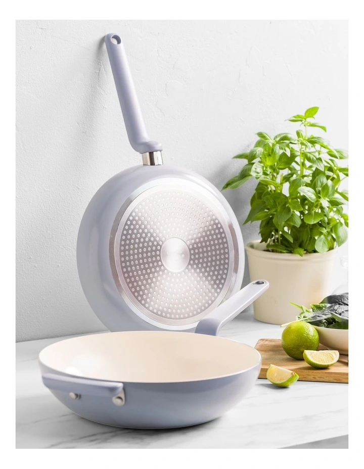 Rio 2pc 28cm Frypan 28cm Wok set Stardew image 3