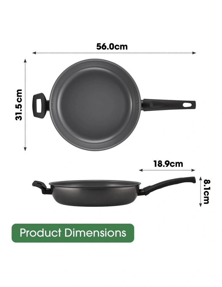 RACO Ceramic Essentials Induction Deep Open Frypan 30cm with Helper Handle image 7
