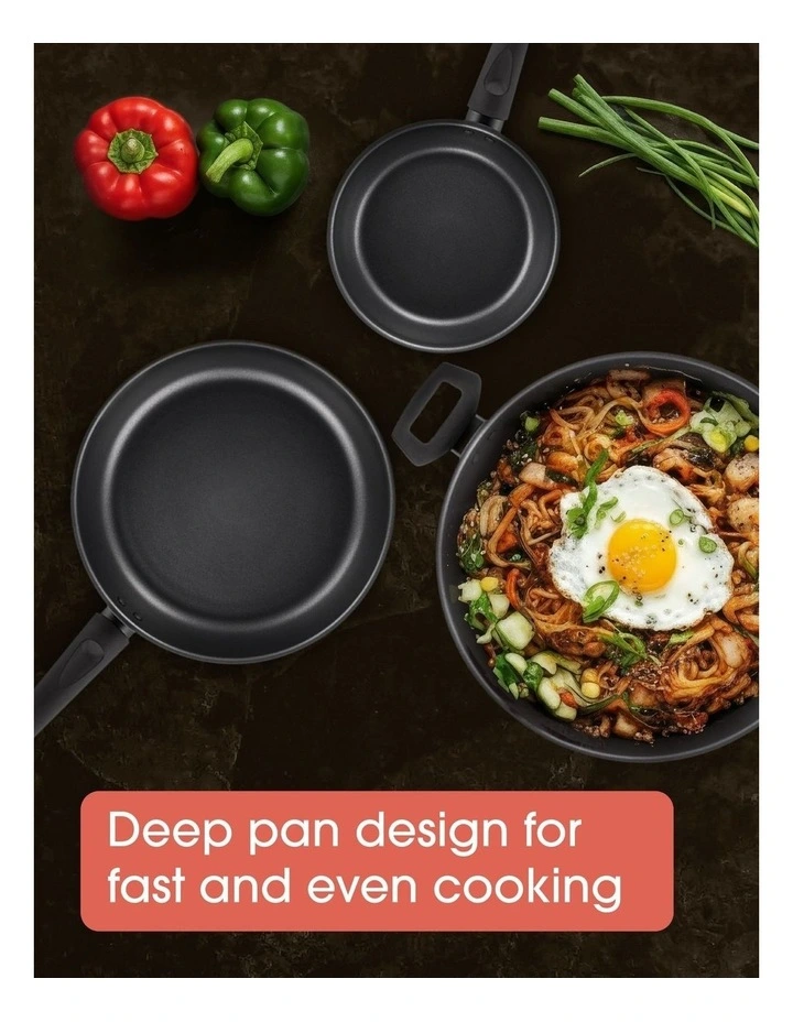 RACO Everyday Essentials Nonstick Induction Deep Open Frypan 24cm image 5