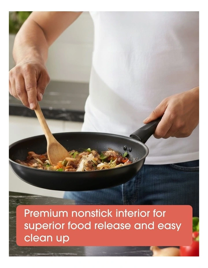 RACO Everyday Essentials Nonstick Induction Deep Open Frypan 30cm with Helper Handle image 3