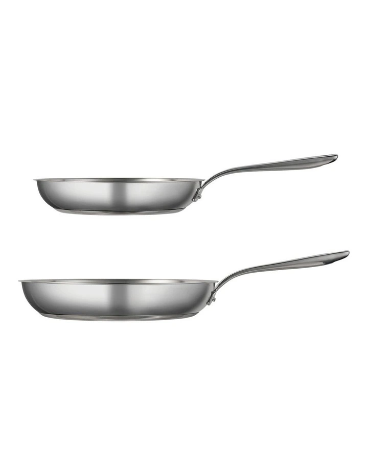 Tempo 2pc Stainless Steel Frying Pan Set image 7