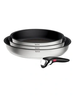 Ingenio Emotion  Induction Stainless Steel Non-Stick 4pc Frypan Set