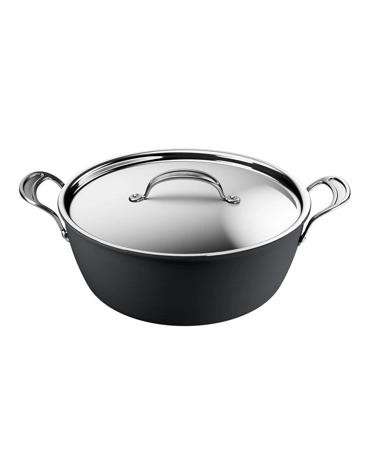 Cooks Classic Induction Non-Stick HA Big Batch Pan 30cm/7.2L Lid image 1