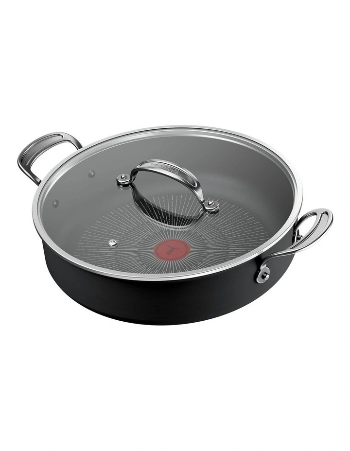 Cooks Classic Induction Non-Stick HA All-In-One Pan 30cm Lid image 2