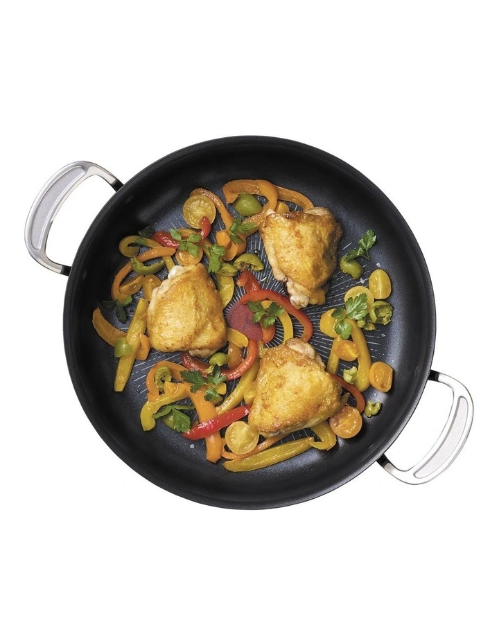 Cooks Classic Induction Non-Stick HA All-In-One Pan 30cm Lid image 3