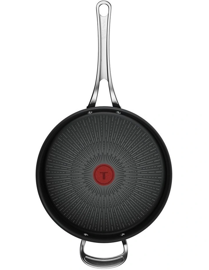 Cooks Classic Induction Non-Stick Hard Anodised Saute Pan 26cm Lid image 3