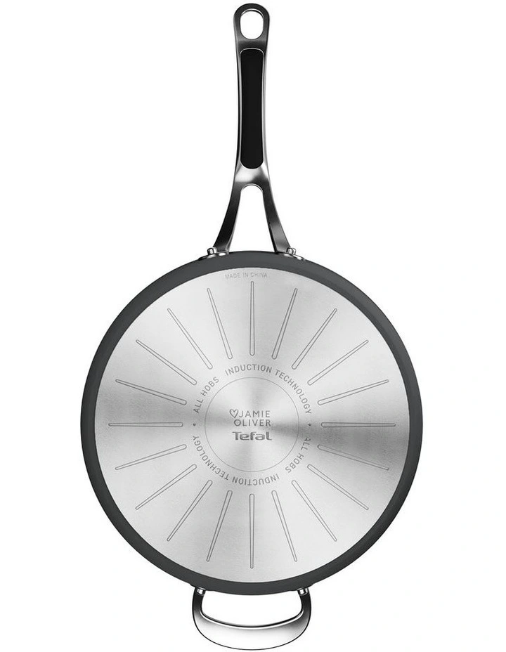 Cooks Classic Induction Non-Stick Hard Anodised Saute Pan 26cm Lid image 4