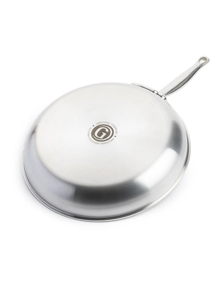 Premiere Stainless Steel 28cm Frypan PFAS-free ceramic non-stick image 3