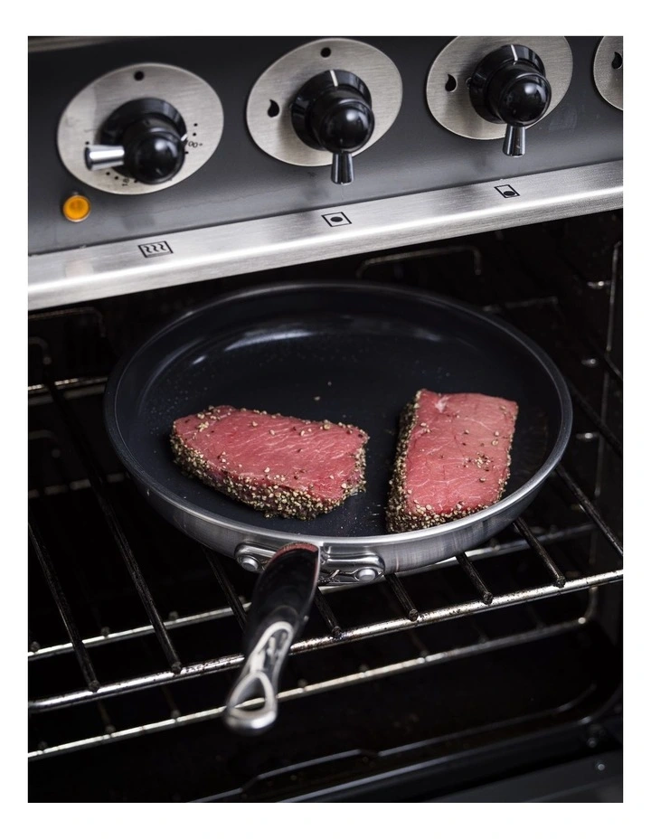 Premiere Stainless Steel 28cm Frypan PFAS-free ceramic non-stick image 4