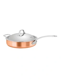 Escoffier Induction Saute Pan with helper handle 28cm