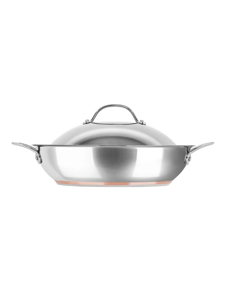 Le Cuivre Chef Pan with 2 Side Handles 32cm/5.6L image 2