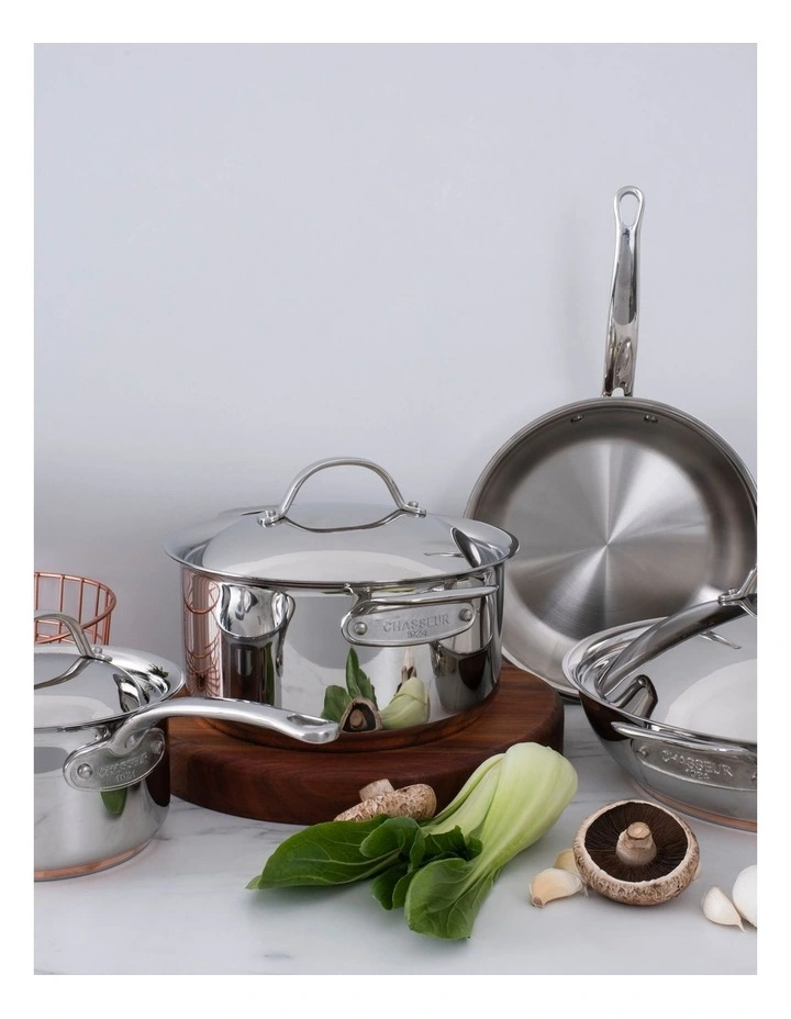 Le Cuivre Chef Pan with 2 Side Handles 32cm/5.6L image 3
