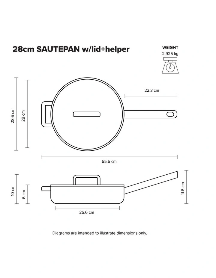 Elektra Saute Pan 28cm image 4