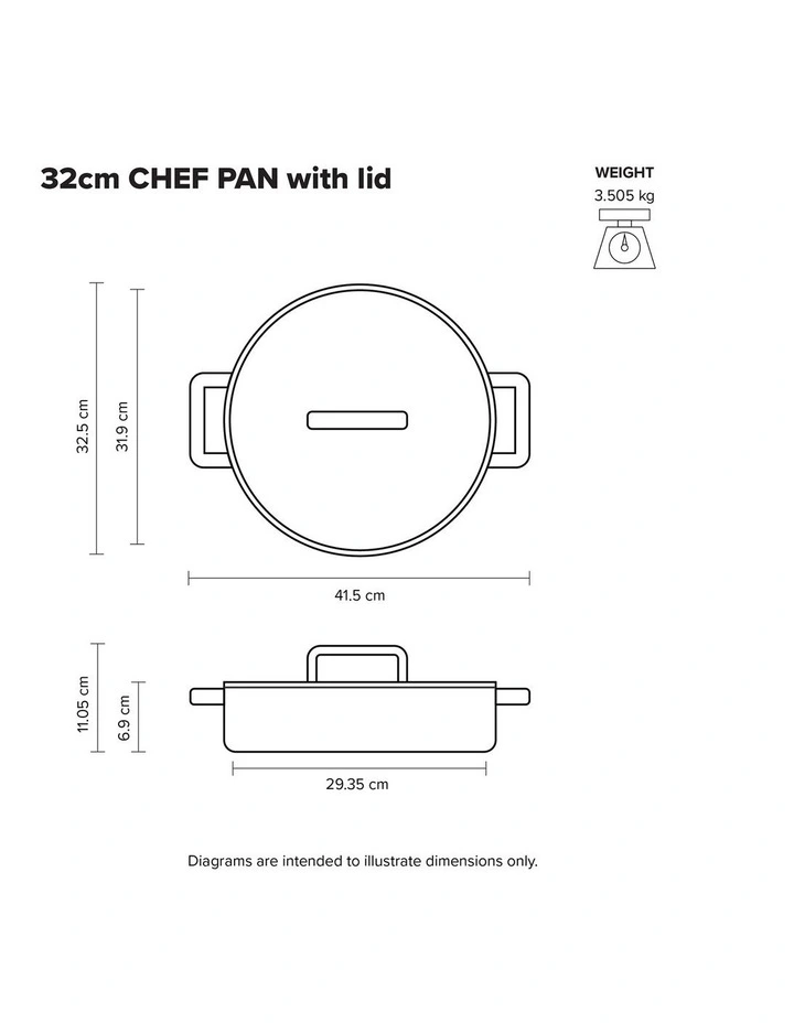 Elektra Chef Pan 32cm image 4