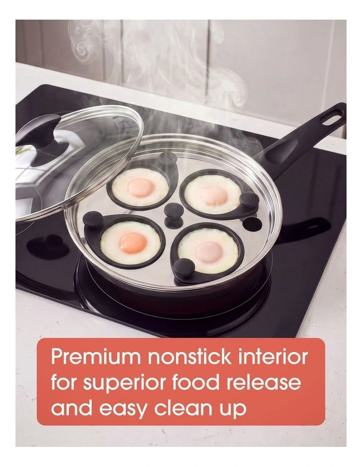 Everyday Essentials Nonstick Induction Egg Poacher 20cm image 3