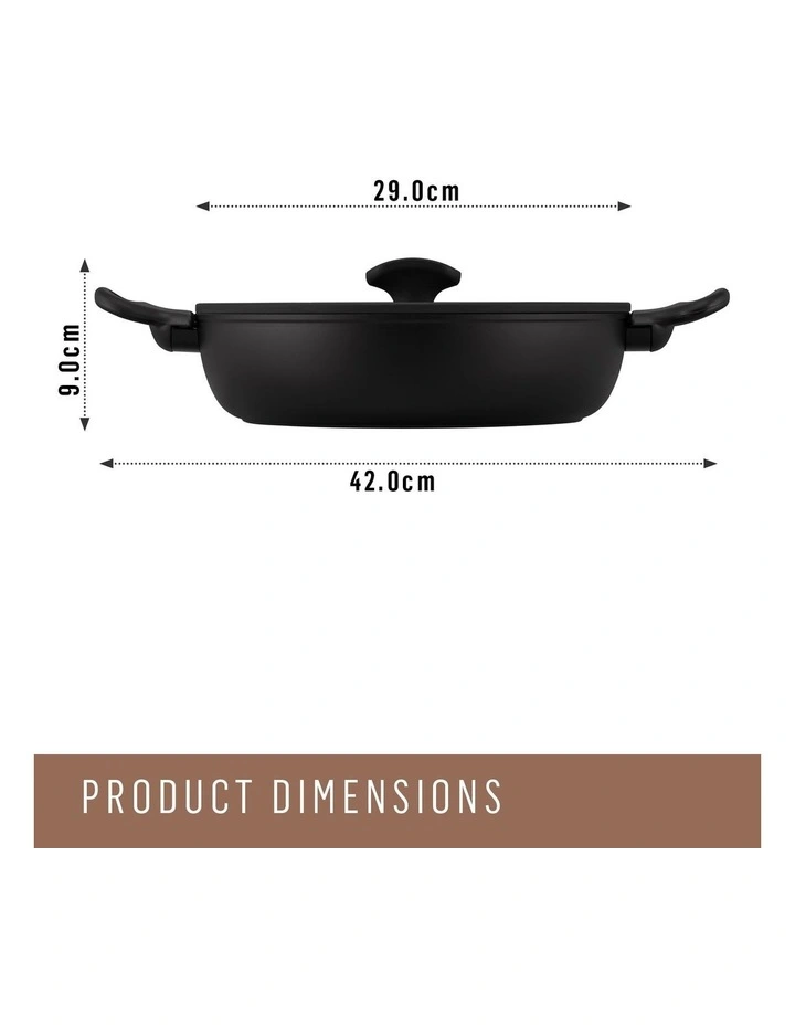 Per Domani Ceramic 28cm/4l Covered Sauteuse image 7