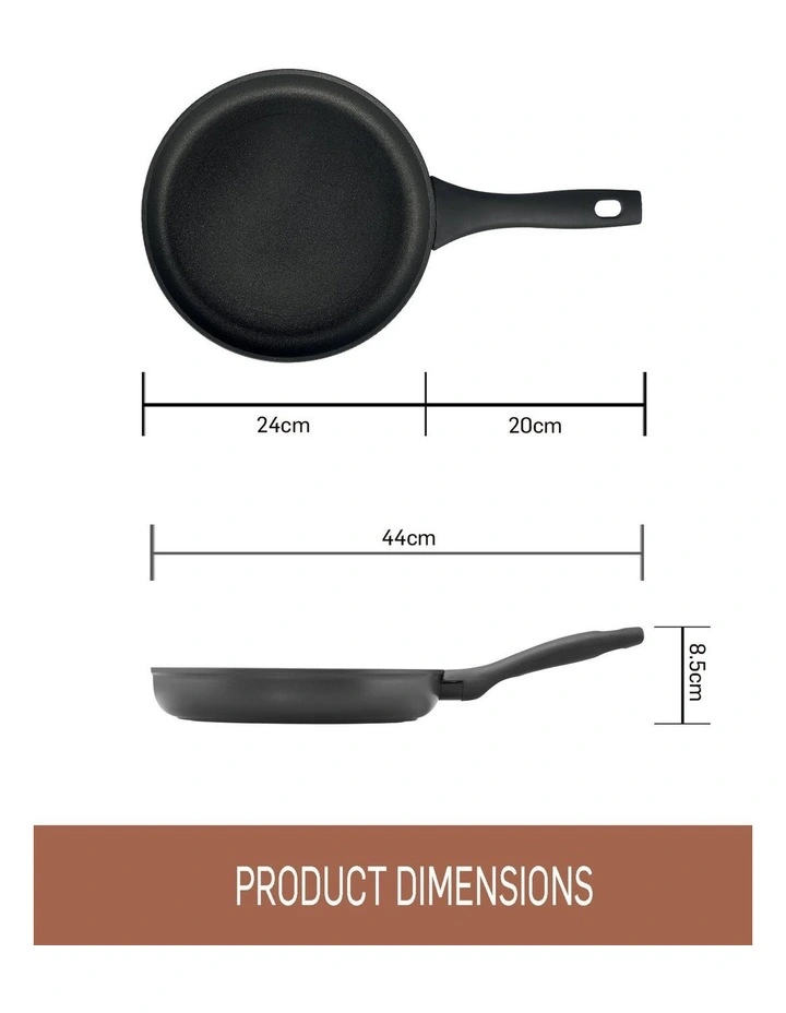 Per Domani Ceramic 24cm Open French Skillet image 7