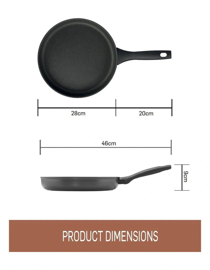 Per Domani Ceramic 28cm Open French Skillet image 7