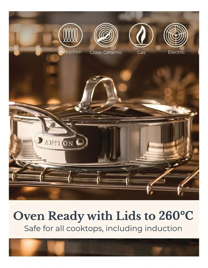 Everlast SS 30cm/4.7l Covered Saute With Helper Handle image 6