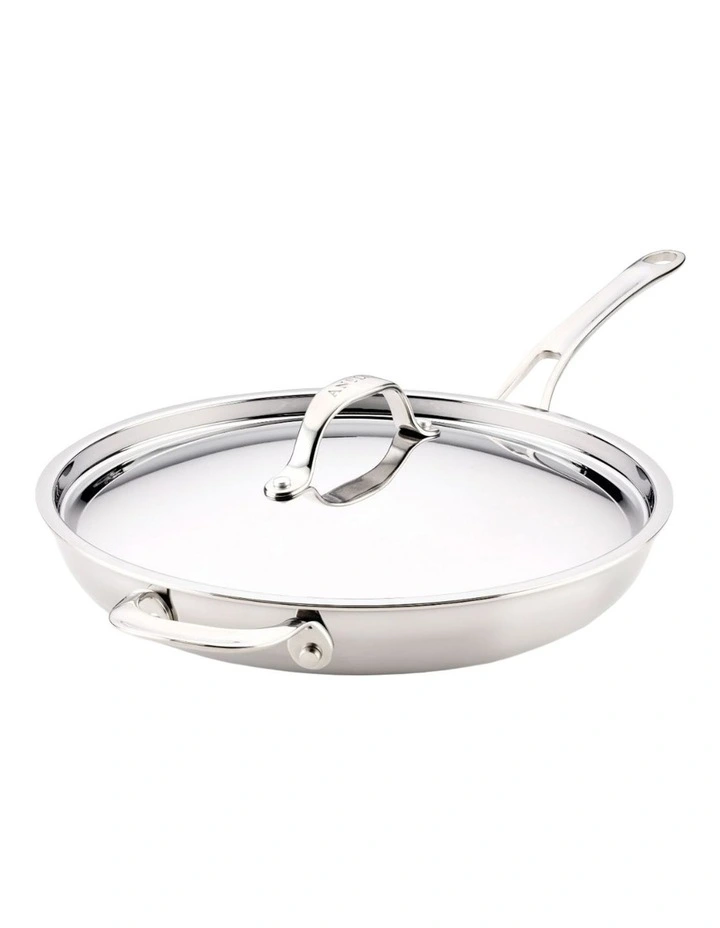 Everlast SS 32cm Covered Skillet With Helper Handle image 1