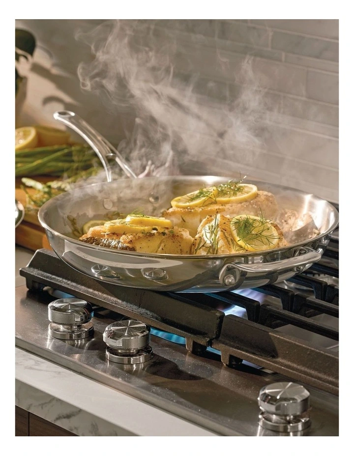 Everlast SS 32cm Covered Skillet With Helper Handle image 2