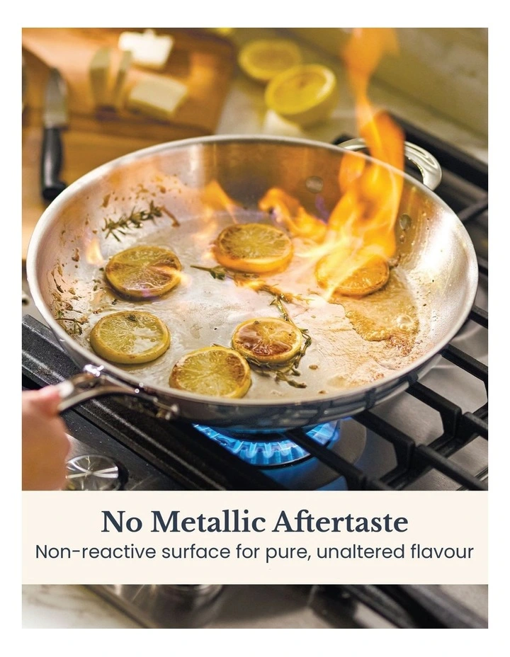 Everlast SS 32cm Covered Skillet With Helper Handle image 6