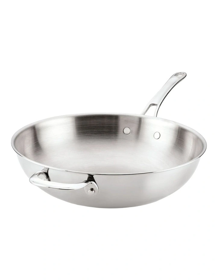 Everlast SS 32cm Stirfry With Helper Handle image 1