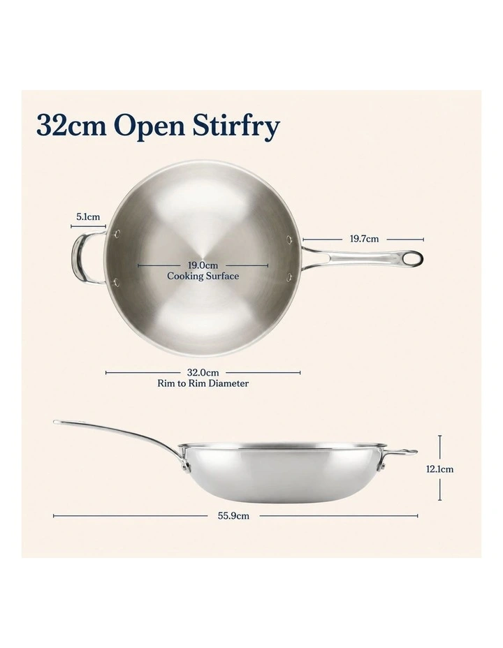 Everlast SS 32cm Stirfry With Helper Handle image 7