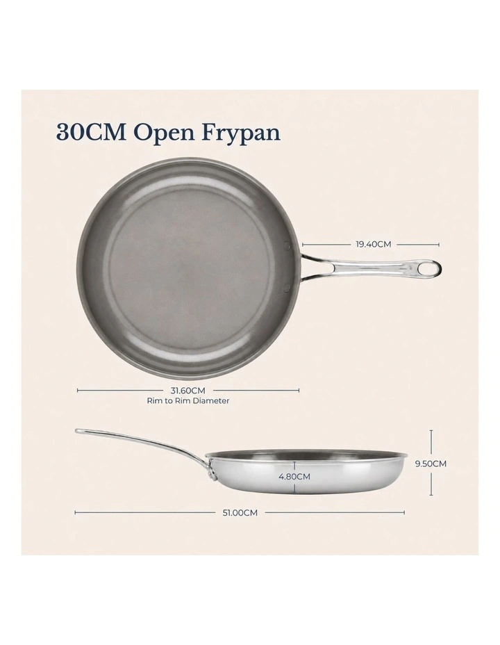 Everalst Ceramic 31cm Open Skillet image 7