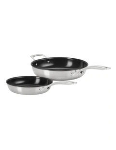 Essentials 3-Ply Frypan 2 Piece Set Non Stick 24/28cm