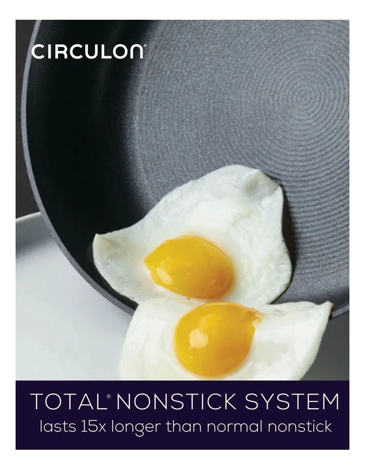 Style Nonstick Induction Skillet Triple Pack 21/25/28cm in Black image 5