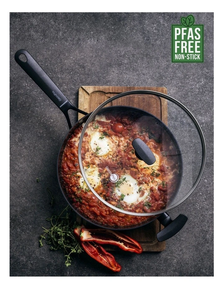 SmartShape Covered Skillet 28cm/4.24L PFAS-free ceramic non-stick image 2